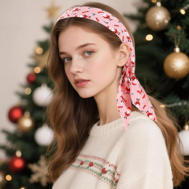 DOCILA Skinny Scarf For Women Fruits Print Silk Hair Head Scarf Small Purse Bag Neck Scarves Headband Handbag Accessories - Image 3